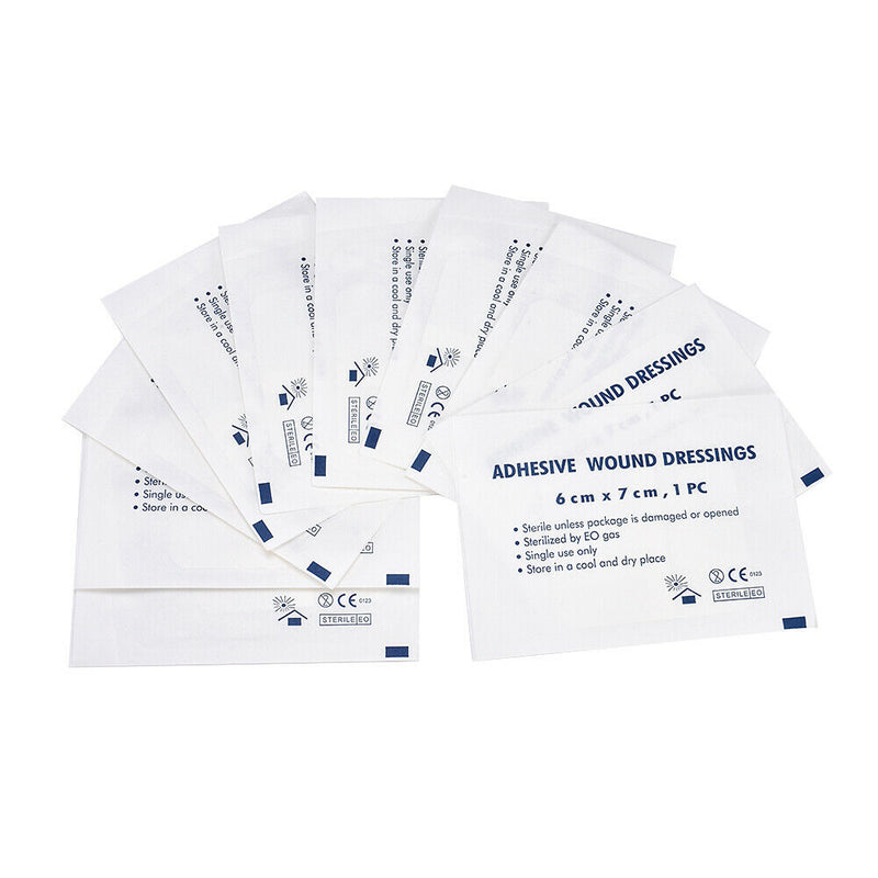 10X/SET Non-Woven Adhesive Wound Dressing Band Aid Bandage Flowery