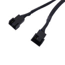 Mainboard cpu 4 pin fan extention cables pwm adapter connectors cable LJ