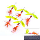 Spinner FishingLure MetalSpoon Lures hard bait fishing tackle Atificial 4.5g  Cy