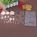 2pcs DIY Silicone Transparent Seals Stamps+Cutting Die for Album (MS-682) A