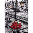 5D DIY Diamond Painting Romantic Rose Flowers Cross Stitch Embroidery Kits
