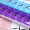 1pc Medical 7 Day Pill Box Drug Storage 14 Slots Pill Box Weekly StorageVGUSTEU