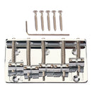 5-saddle Bridge Set for 5 String Electric Bass Guitar Part Replacement