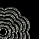 7Pcs Lovely Flower Circles Cutting Dies Scrapbook Embossing Album Paper Craft JR