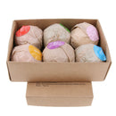 6pcs Handmade Homemade Natural Scented Bubble Bath Salt Essential Oils Balls Kit
