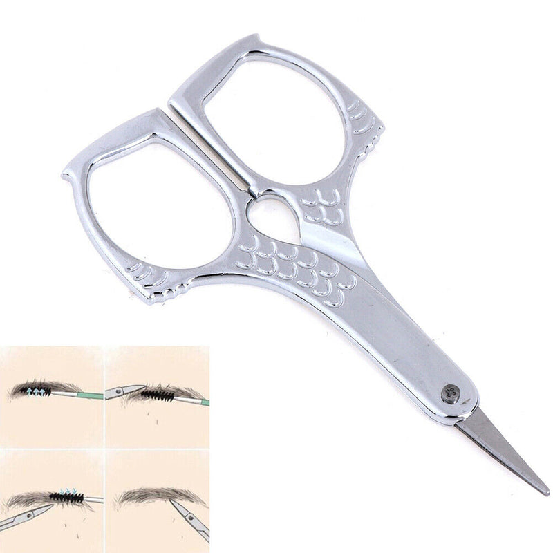 1x Eyebrow Scissor Makeup Manicure Scissors Nose Hair Scissors Nail File Shar Gw
