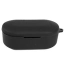 Soft Silicone Earphone Case Anti-shock Protective Cover for QCY T2C (Black) A