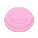 Wheel Shape Silicone Cup Lids Heat-resistant Dust-proof Bowl Cover (Pink)