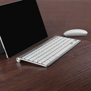 Ultra Thin Mini USB Wireless Keyboard Optical Mouse Kit Set For PC Desktop