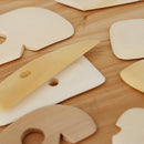 11pcs Wooden Handled Scraping Tool For Clay/Pottery/Ceramic DIY Crafts