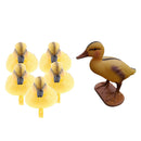 6pcs Mandarin Duck Statues Simulation Small Duck Garden Pool Decor Sculpture
