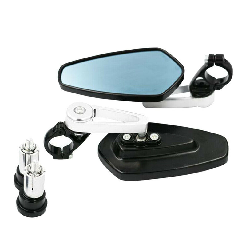 Motorcycle Adjustable Motorcycle Side View Mirrors CNC Aluminum Universal Fit