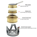 Portable Mini Spirit Burner Alcohol Stove For Outdoor Hiking Camping