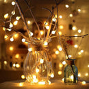 30LED Battery Box Ball String Light Christmas Party Decorative Lamp (4.5m)