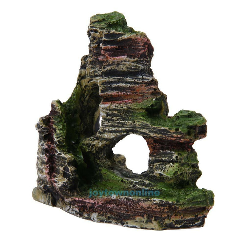 Mountain View Aquarium Rockery Hiding Cave Tree Fish Tank Ornament Decoration
