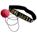Headset Boxing Speed Trainer Ball Soild Red Rubber Magic Ball Training Tool