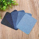 20pcs 5 Colors DIY Iron on Denim Fabric Patches For Clothing Pads Jeans Rep X7D8