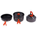 Camping Cookware And Pot Set Nonstick Aluminium Pot Pan Kettle For Travel