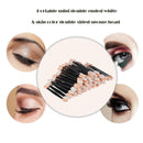 100x Disposable Dual Sides Eye Shadow Sponge Applicator Makeup Brush Black