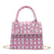 Fashion Printed Women Shoulder Bag PU Leather Chain Mini Totes Handbag (1) A#S