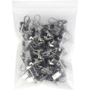 50 PCS Stainless Steel Curtain Clips with Hook for Curtain Photos Home Deco
