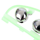2pcs Fluorescent Fishing Rod Tip Clip Twin Bell Alarm In Dark Fishing Tackle