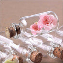 8 pcs Mini glass bottle with cork stopper/small glass bottles/Mini bottle/M U9A1