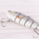 Multi-section Fishing Lure Crank Bait Swimbait Bass Shad Dace 10CM-18G-6