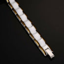 Bracelet for Women Ceramic Medical Alert Bracelet with Magnet Healthy Hand