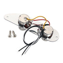 Replacement Tone Volume Control Knob Wired Control Plate for 51P Bass Guitar