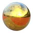 2 Pieces Durable Stainless Steel Gazing Ball, Hollow Ball Mirror Globe Polished