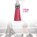 Keychain Blank Tassel Pendants for Jewelry Making, 120 Pieces