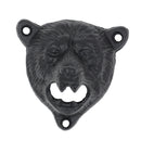 Home Pub Creative Iron Retro Animal Bear Wall Mounted Soda Bottle Opener