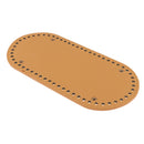 60 Holes PU Bag Pad Shaper Tote Bottom Insert for Hand-woven DIY Bag Khaki