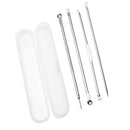 4pcs/lot  Extractor Remover Blackhead Pimple Needles Blemish Treatments