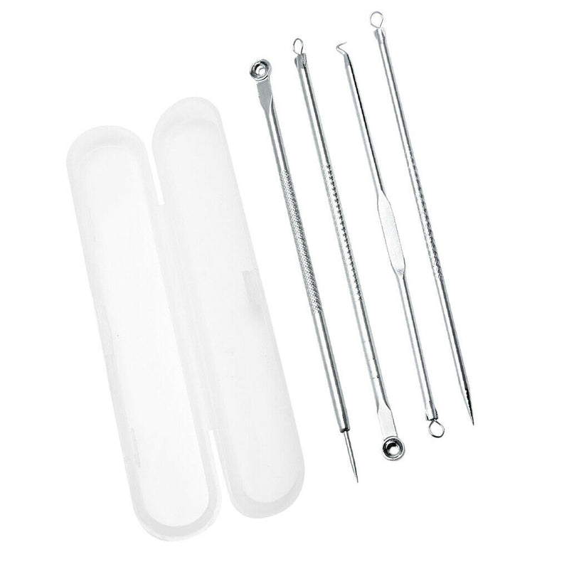 4pcs/lot  Extractor Remover Blackhead Pimple Needles Blemish Treatments