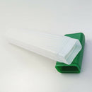 16 Inch Plastic Knitting Needle Crochet Hook Holder Storage Tube Case Green