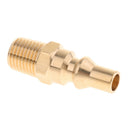 Propane Quick Connect Fitting Adapter- Full Flow Male Plug x 1/4" Male NPT for