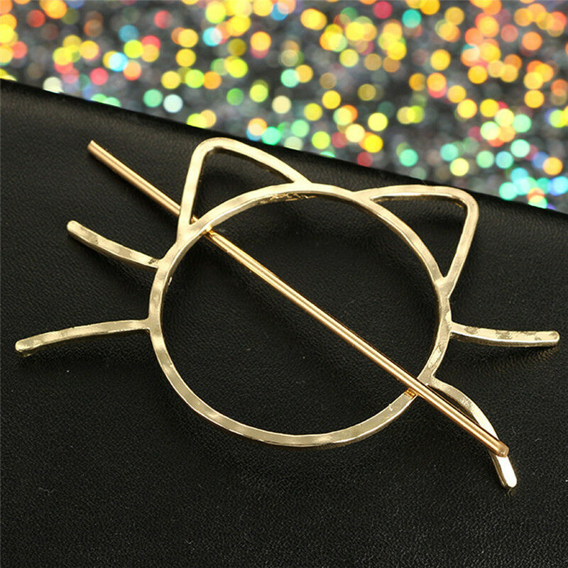 Women Kids Cute Animal Cat Hair Pin Hair Clip Barrette Pin Hair Accesseries Gw