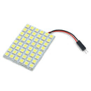 Car Interior White 48 SMD 5050 LED Light Lamp Panel T10 Festoon Dome 12V New