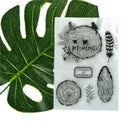 Vivid  Tree trunk ring Scrapbooking Album Card Decor DiaryCraft Clear Stamp NMTE