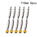 5 Pcs Screwdriver Bits Set 110 Mm Phillips Strong Magnet Driver Phillips Do L4F8