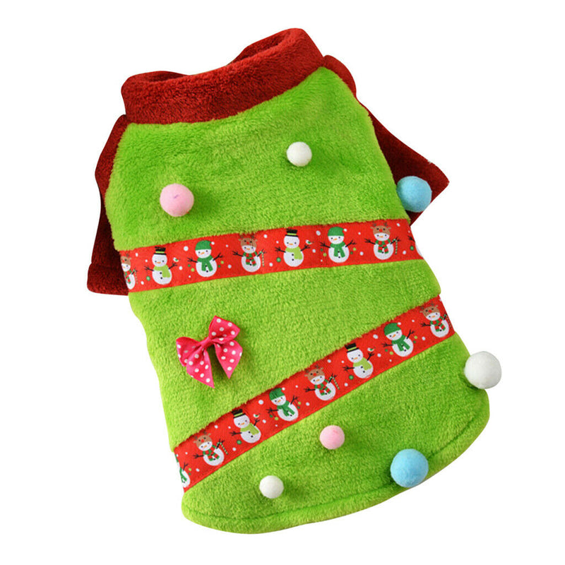 Pet Christmas Clothes Pet New Year Apparel Costume Party Decor Clothes M