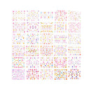 5Sheets Cartoon Kids Safety Nail Stickers DIY Makeup Nail Art Christmas Gift Z
