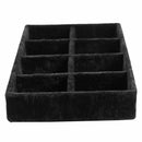 8 Grid Velvet Jewelry Ring Earrings Display Box Tray Holder Storage Showcas
