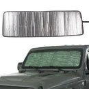 Front Windshield Sunshade Sun Shade for 2018 2019 Jeep Wrangler Sahara Rubi J9G2