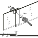 Universal Sliding Glass Showcase Lock Furniture Drawer Cabinet Lock