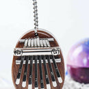 Portable Mini Kalimba 8 Keys African Thumb Finger Piano Mbira with Pendant