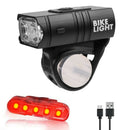 2pcs T6 LED Bicycle Light 10W 800LM 6 Modes Waterproof Bike Front Tail Lamp