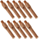 20pcs 45mm Contact Nozzle Tip for MAG/MIG Gas Shielded Welder Fit 0.8mm+1mm
